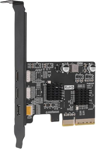 بطاقة توسيع USB3.0 TypeC ASM3142 Chip High Speed ​​DisplayPort 4K 60HZ PCIE X4 X8 X16، خيارات اتصال متعددة لمستخدمي أجهزة الكمبيوتر المكتبية in Kuwait