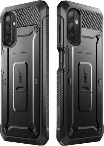 SUPCASE for Samsung Galaxy A17 5G Phone Case with Screen Protector (Unicorn Beetle Pro), [Built-in Stand & Belt-Clip] [Military-Grade Protection] Full Body Heavy Duty Phone Case for Galaxy A17, Black in Kuwait