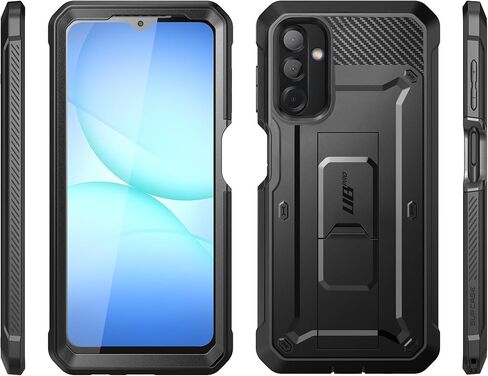 SUPCASE for Samsung Galaxy A17 5G Phone Case with Screen Protector (Unicorn Beetle Pro), [Built-in Stand & Belt-Clip] [Military-Grade Protection] Full Body Heavy Duty Phone Case for Galaxy A17, Black in Kuwait