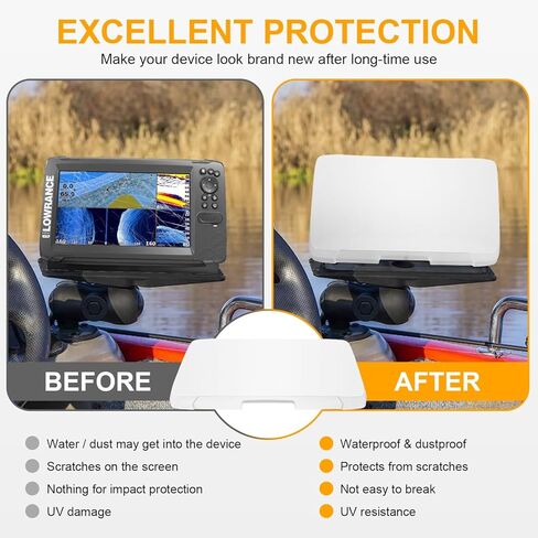 Protective Sun/Dust Cover 000-14176-001, 9-inch Screen Protection Fit for All Lowrance HOOK2 9 Fishfinders, for Lowrance Hook² and Hook Reveal 9 Displays in Kuwait