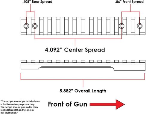 EGW HD Springfield M1903 Picatinny Rail Scope Mount - 0 MOA، آلة CNC 7075 ألومنيوم، أسود غير لامع، صنع في الولايات المتحدة الأمريكية، يتضمن أجهزة التثبيت in Kuwait