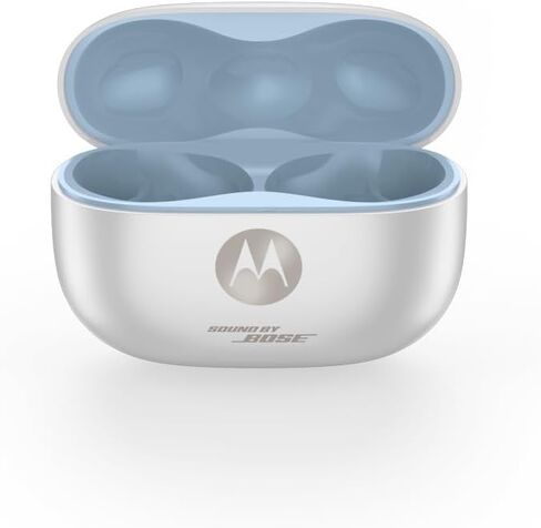 Motorola Moto Buds 2 Plus with Sound by Bose, Dynamic ANC, Advanced 6-mic System, Bluetooth 6.0, (Pantone Bright White) in Kuwait