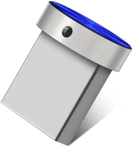 محرك فلاش USB سعة 128 جيجابايت مع محول من النوع C، محرك قلم USB 2.0 عالي السرعة، شريحة ذاكرة تخزين صغيرة للهاتف/الوسادة/الكمبيوتر الشخصي/الكمبيوتر المحمول - (Blue128GB) in Kuwait