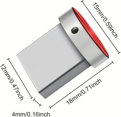محرك فلاش USB سعة 128 جيجابايت مع محول من النوع C، محرك قلم USB 2.0 عالي السرعة، شريحة ذاكرة تخزين صغيرة للهاتف/الوسادة/الكمبيوتر الشخصي/الكمبيوتر المحمول - (Blue128GB) in Kuwait