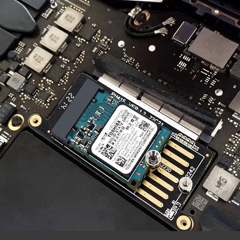 لـ M.2 NVMe SSD إلى 2016 2017 A1708 SSD بطاقة محول A1708 لـ 2 NVMe لـ 2230/2242 نوع محول Fo in Kuwait