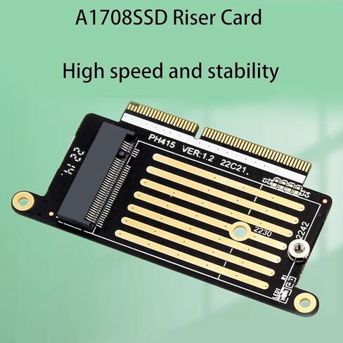 لـ M.2 NVMe SSD إلى 2016 2017 A1708 SSD بطاقة محول A1708 لـ 2 NVMe لـ 2230/2242 نوع محول Fo in Kuwait