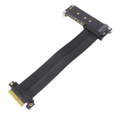 Zunate PCIe 4.0 X4 Extension Cable 15cm, NVMe Adapter Card with Magnetic Fixation for GPU NIC Expansion Devices Supporting 8GBs High Speed Data Transfer Rates in Kuwait
