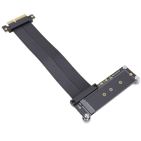 Zunate PCIe 4.0 X4 Extension Cable 15cm, NVMe Adapter Card with Magnetic Fixation for GPU NIC Expansion Devices Supporting 8GBs High Speed Data Transfer Rates in Kuwait