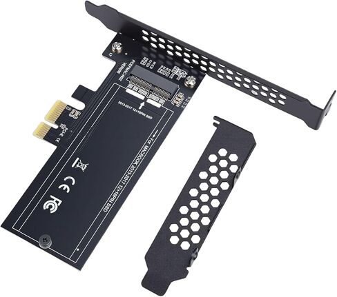 بطاقة محول Zunate 12+16 Pin SSD إلى M.2 KEYM PCIE 1X، متوافقة مع الكمبيوتر المحمول Pro 2013-2017 لأجهزة 10 11 وأنظمة التوصيل والتشغيل in Kuwait
