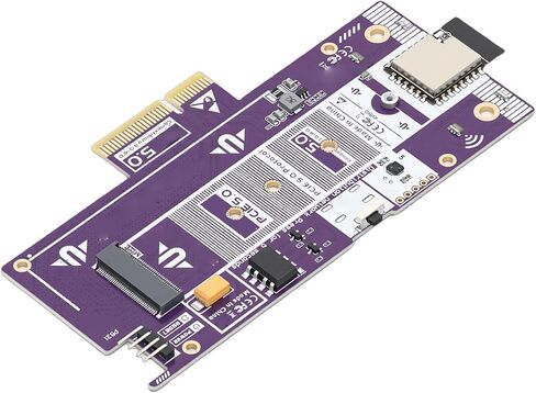 بطاقة محول Zunate PCIe 5.0 X4 إلى M.2 NVMe، توسيع SSD عالي السرعة 128 جيجابت في الثانية للتحكم في الطاقة عن بعد، ووظائف الاستيقاظ، ونقل البيانات لأجهزة الكمبيوتر والخوادم in Kuwait