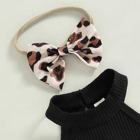 Infant Baby Girl Clothes Sleeveless Halter Tops Ruffle Shorts And Headband 3Pcs Set in Saudi Arabia