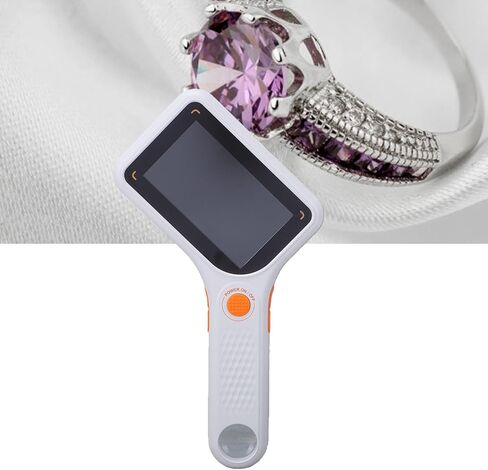 Dpofirs Handheld USB Digital Microscope, 500X Portable Digital Magnifying Glass with 3 Inch Screen, with Autofocus 8 LED Lights, for Wins for OS X in Kuwait