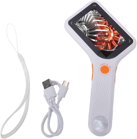 Dpofirs Handheld USB Digital Microscope, 500X Portable Digital Magnifying Glass with 3 Inch Screen, with Autofocus 8 LED Lights, for Wins for OS X in Kuwait