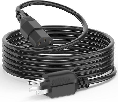 Power Station Charging Cable for EcoFlow Delta/River Series, for Jackery Explorer 1000 Pro 1500 2000 Universal 3 Prong AC Power Cord Replacement 6 Feet in Kuwait