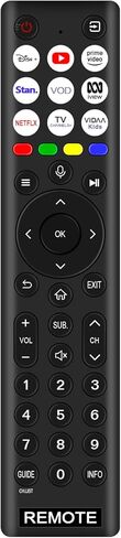 AULCMEET ERF2R38 استبدال جهاز التحكم عن بعد الصوتي يناسب Hisense ERF2R38 TV 43A7KAU 50A7KAU 55A7KAU 85A7KAU in Kuwait