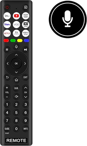 AULCMEET ERF2R38 استبدال جهاز التحكم عن بعد الصوتي يناسب Hisense ERF2R38 TV 43A7KAU 50A7KAU 55A7KAU 85A7KAU in Kuwait