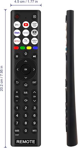 AULCMEET ERF2R38 استبدال جهاز التحكم عن بعد الصوتي يناسب Hisense ERF2R38 TV 43A7KAU 50A7KAU 55A7KAU 85A7KAU in Kuwait