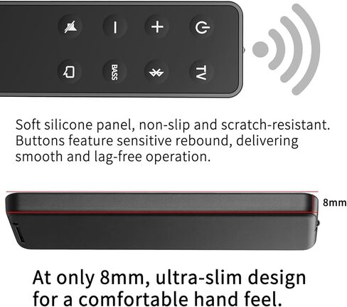 Replacement Remote Control for Bose TV Speaker and Solo Soundbar Series II TV Sound System 418775 431974 740928-1120 838309-1100, for Bose TV Speaker and Solo Soundbar Series II in Kuwait