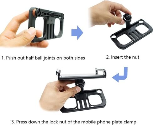 Drone Expansion Bracket 12.9" Tablet Holder Portable Remote Control for DJI Mavic Air 2/Air 2S/Mavic Mini 2 US in Kuwait