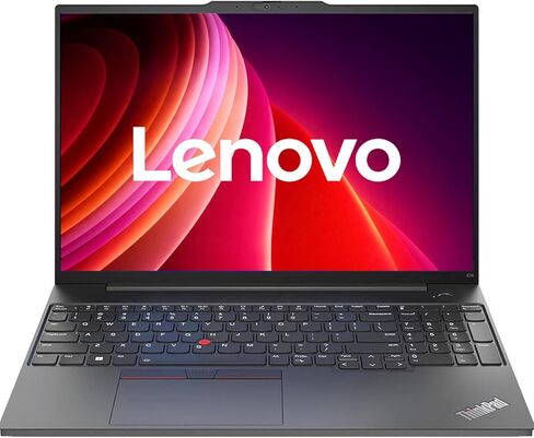 كمبيوتر محمول Lenovo ThinkPad E16 Business، Intel Core Ultra 5 125U، شاشة WUXGA مقاس 16 بوصة (1920 × 1200)، ذاكرة وصول عشوائي DDR5 سعة 16 جيجابايت، محرك أقراص PCIe SSD سعة 512 جيجابايت، لوحة مفاتيح بإضاءة خلفية، Win 11 Pro مع Office 365 للويب، بدون ماوس in Kuwait