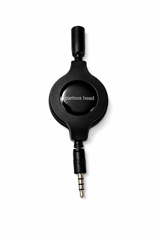 Retractable 3.5mm Male to Female Stereo Audio Extension Cable from Curious Head in Kuwait