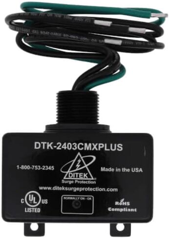 DITEK DTK-2403CMXPLUS 208/240VAC، NEMA 4X، جهاز حماية من زيادة التيار، ثلاثي الطور، UL1449 مُدرج SPD من النوع 1 in Kuwait