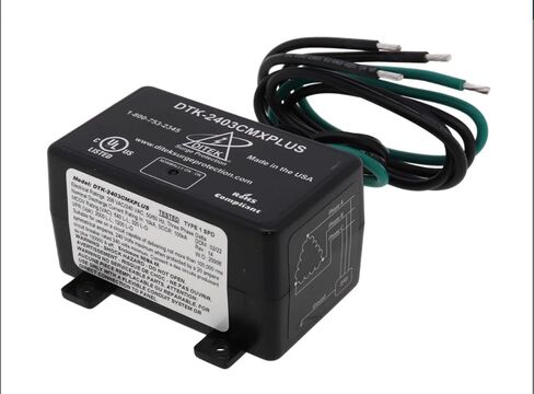 DITEK DTK-2403CMXPLUS 208/240VAC، NEMA 4X، جهاز حماية من زيادة التيار، ثلاثي الطور، UL1449 مُدرج SPD من النوع 1 in Kuwait