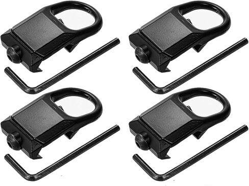 4 Pack Rail Sling Attachment, Sling Rail Attachment Mounts Black in Kuwait