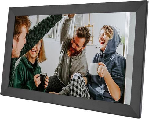 إطار صور رقمي SUNGOOYUE مقاس 15.6 بوصة، إطار صور إلكتروني ذكي واي فاي مع شاشة لمس FHD 1920x1080 وذاكرة 32 جيجابايت عرض شرائح يدور تلقائيًا، لعرض سطح المكتب المثبت على الحائط (قابس الولايات المتحدة) in Kuwait