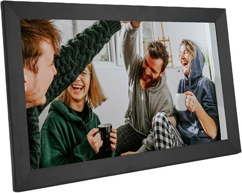 إطار صور رقمي SUNGOOYUE مقاس 15.6 بوصة، إطار صور إلكتروني ذكي واي فاي مع شاشة لمس FHD 1920x1080 وذاكرة 32 جيجابايت عرض شرائح يدور تلقائيًا، لعرض سطح المكتب المثبت على الحائط (قابس الولايات المتحدة) in Kuwait