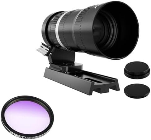 SVBONY SV535 APO Astro Camera Lens Bundle with SV260 Multi-bandpass Star Field Filter, F2.8 Telephoto Lens, 105mm Focal Length, Full Frame Compatible, for Wide-Field Deep Sky & EAA Astrophotography in Kuwait