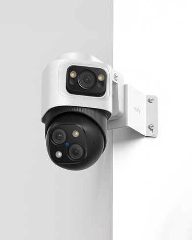 نظام كاميرا الأمان eufy PoE NVR S4 مع دعامة تثبيت على 4 زوايا (T870B)، تسجيل على مدار الساعة طوال أيام الأسبوع، ما يصل إلى 16 قناة، محرك أقراص ثابتة سعة 2 تيرابايت، كاميرتان Bullet-PTZ، كاميرتان Bullet-PTZ، 360 درجة PTZ، تأطير وتتبع تلقائي بالذكاء الاصطنا in Kuwait