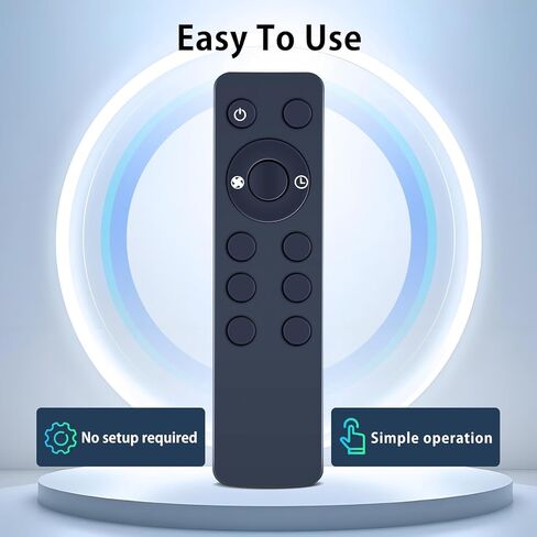 Replacement Fan Remote Control Compatible with Lasko 2033654B 2033654 1843 1844 2546 3540 3542 S18625 S18924 1646 1850 1854 1880 1885 2740 2744 3440 A20561 A20700 Cyclone Pedestal Upright Fan in Kuwait
