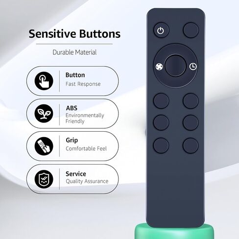 Replacement Fan Remote Control Compatible with Lasko 2033654B 2033654 1843 1844 2546 3540 3542 S18625 S18924 1646 1850 1854 1880 1885 2740 2744 3440 A20561 A20700 Cyclone Pedestal Upright Fan in Kuwait