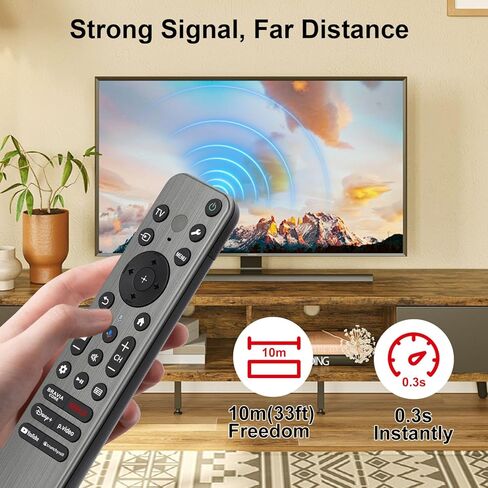 بديل لجهاز التحكم عن بعد لتلفزيون سوني، لجهاز التحكم في التلفزيون الذكي Sony Bravia Google 4K LED OLED مع صوت وإضاءة خلفية in Kuwait