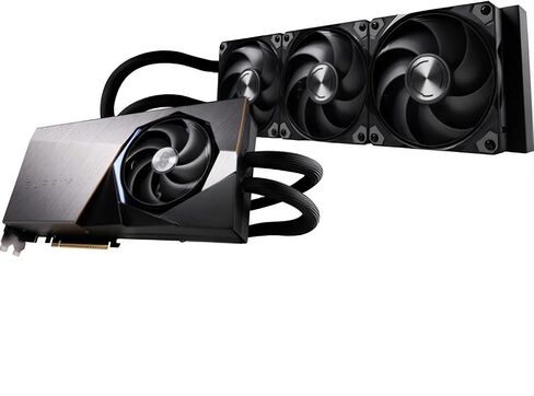 وحدة معالجة الرسومات msi GeForce RTX 5090 SUPRIM Liquid SOC Hybrid Liquid Cooled GPU، 32GB GDDR7، 28 جيجابت في الثانية، 512 بت، 3352 AI Tops، DLSS 4، مشعاع 360 مم، DP 2.1b x3، HDMI 2.1b، مع حامل GPU in Kuwait