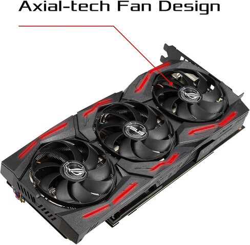 بطاقة رسومات الألعاب ASUS ROG Strix GeForce RTX 2060 Super Advanced Overclocked EVO 8G GDDR6 HDMI DisplayPort USB Type-C (ROG-STRIX-RTX2060S-A8G-EVO-GAMING) (متجددة) in Kuwait