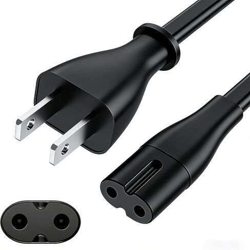 استبدال سلك الطاقة لجهاز Apple Mac mini/TV - كابل تيار متردد 2 Prong بطول 6 أقدام in Kuwait