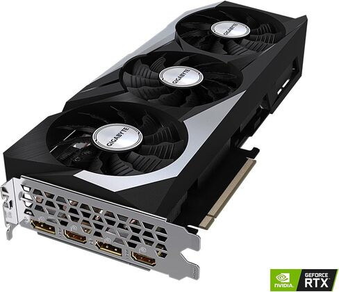بطاقة رسومات Gigabyte GV-N306TXGAMING OC-8GD GeForce RTX 3060 Ti Gaming OC D6X 8G، 3X مراوح WINDFORCE، 8 جيجابايت 256 بت GDDR6X، بطاقة فيديو in Kuwait
