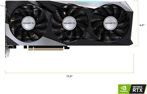 بطاقة رسومات Gigabyte GV-N306TXGAMING OC-8GD GeForce RTX 3060 Ti Gaming OC D6X 8G، 3X مراوح WINDFORCE، 8 جيجابايت 256 بت GDDR6X، بطاقة فيديو in Kuwait