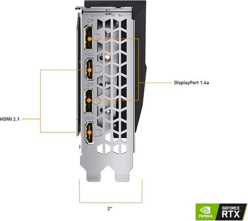 بطاقة رسومات Gigabyte GV-N306TXGAMING OC-8GD GeForce RTX 3060 Ti Gaming OC D6X 8G، 3X مراوح WINDFORCE، 8 جيجابايت 256 بت GDDR6X، بطاقة فيديو in Kuwait