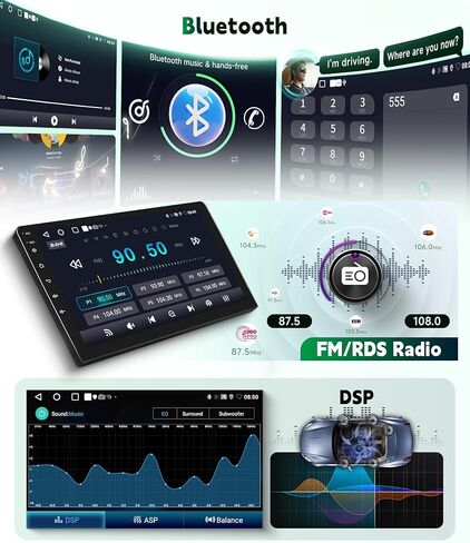 راديو سيارة 4Core+64G لسيارة شيفروليه تشيفي تراكس 14-16 مع Carplay اللاسلكي Android Auto DSP EQ، شاشة لمس عالية الدقة 9 بوصة واي فاي بلوتوث 26UIs FM RDS GPS Mirror Link AHD كاميرا احتياطية لراديو Android 15 in Kuwait