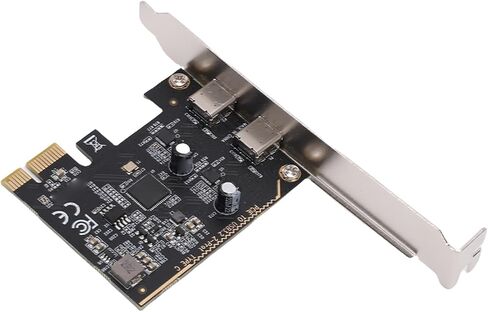 بطاقة Yoidesu PCIe إلى USB 3.2 Gen 1، بطاقة توسيع بمنفذين USB C لنظام التشغيل Wins OS X، مع توصيل عرض النطاق الترددي بسرعة 5 جيجابت في الثانية in Kuwait