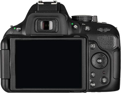 كاميرا Nikon D5200 DSLR مع عدسة 18-55 مم II، 39 نقطة AF، شاشة LCD متغيرة الزاوية، فيديو عالي الدقة 1080 بكسل + طقم مرشح 52 مم + برنامج صور + بطاقة 64 جيجابايت + بطارية EN-EL14 بديلة + المزيد (حزمة مكونة من 18 قطعة) in Kuwait