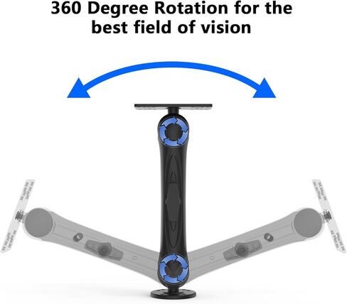 Aluminum Alloy Fish Finder Mount with 1.5"/ C Size Ball Compatible with Humminbird Helix 5/7 Series,9.3" Long Arm Marine Electronic Depth Mount for Boat/Kayak/Fishing Mounting Plate Accessories in Kuwait