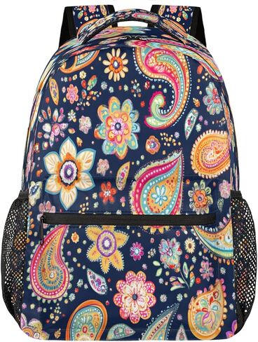 Aztec Horses Turquoise Backpack for School, Laptop Backpack Lightweight Water Resistant Bookbag Casual Daypack for Casual Travel Hiking Camping Outdoor Daypack Shoulder Bag for Boys Girls Kids in Saudi Arabia