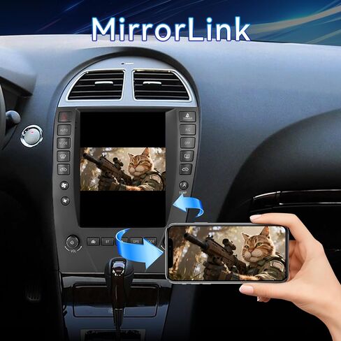 ستيريو راديو السيارة Android 14 متوافق مع Lexus ES350 2006 2007 2008 2009 2010 2011 2012، 9.7 بوصة CarPlay اللاسلكي ونظام الملاحة GPS Android التلقائي راديو FM ترقية بلوتوث HD كاميرا احتياطية 2 جيجابايت + 64 جيجابايت in Kuwait