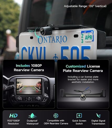 راديو ستيريو للسيارة مقاس 11.5 بوصة لسيارة Chevy Silverado وGMC Sierra 2014-2018 - CarPlay اللاسلكي Android Auto 5G WiFi GPS Navigation Bluetooth FM/SWC Touchscreen 1080P كاميرا احتياطية in Kuwait