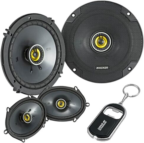 KICKER 46CSC654 6.5" 2-Way Coaxial Speakers and 46CSC684 6"x8" Coaxial Speakers in Kuwait