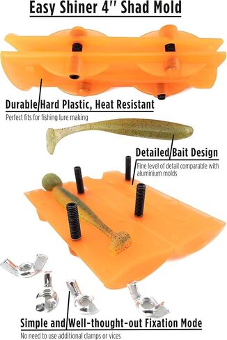 CooB Starter Kit Aluminium Injector, Soft Plastiс Mold Lure Making Injection Molds Fishing Lures Injection. in Kuwait